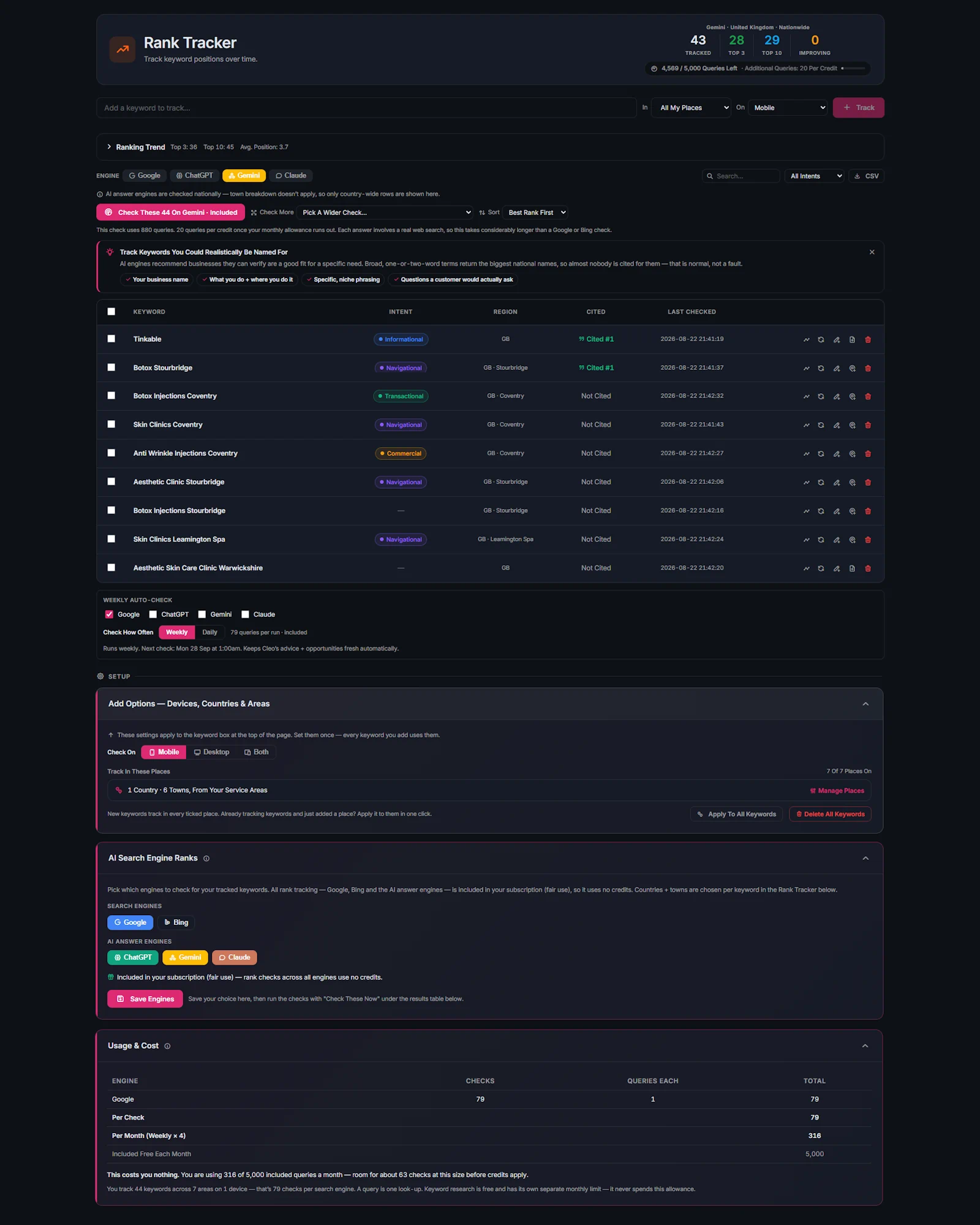 AI Rank Tracking